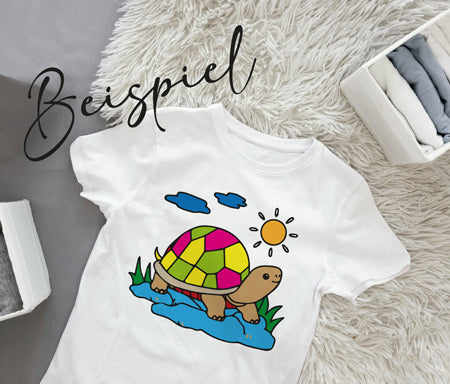 Ausmalbügelmotiv - SCHILDKRÖTE - AC Designs