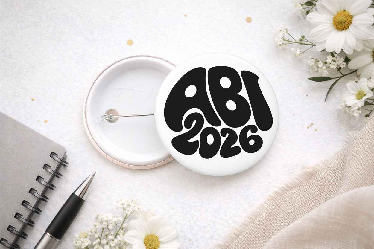 44 mm Button - Abi-Jahrgang [JAHR] | Cooles Gruppen-Accessoire