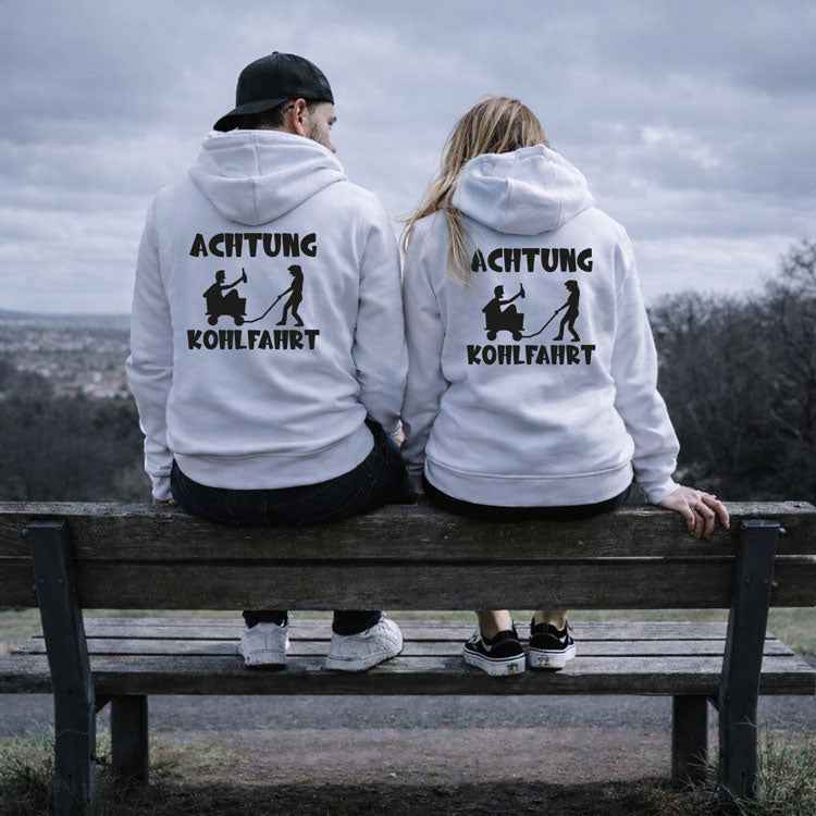 Bügelmotiv – Achtung Kohlfahrt | wählbar in verschiedenen Farben