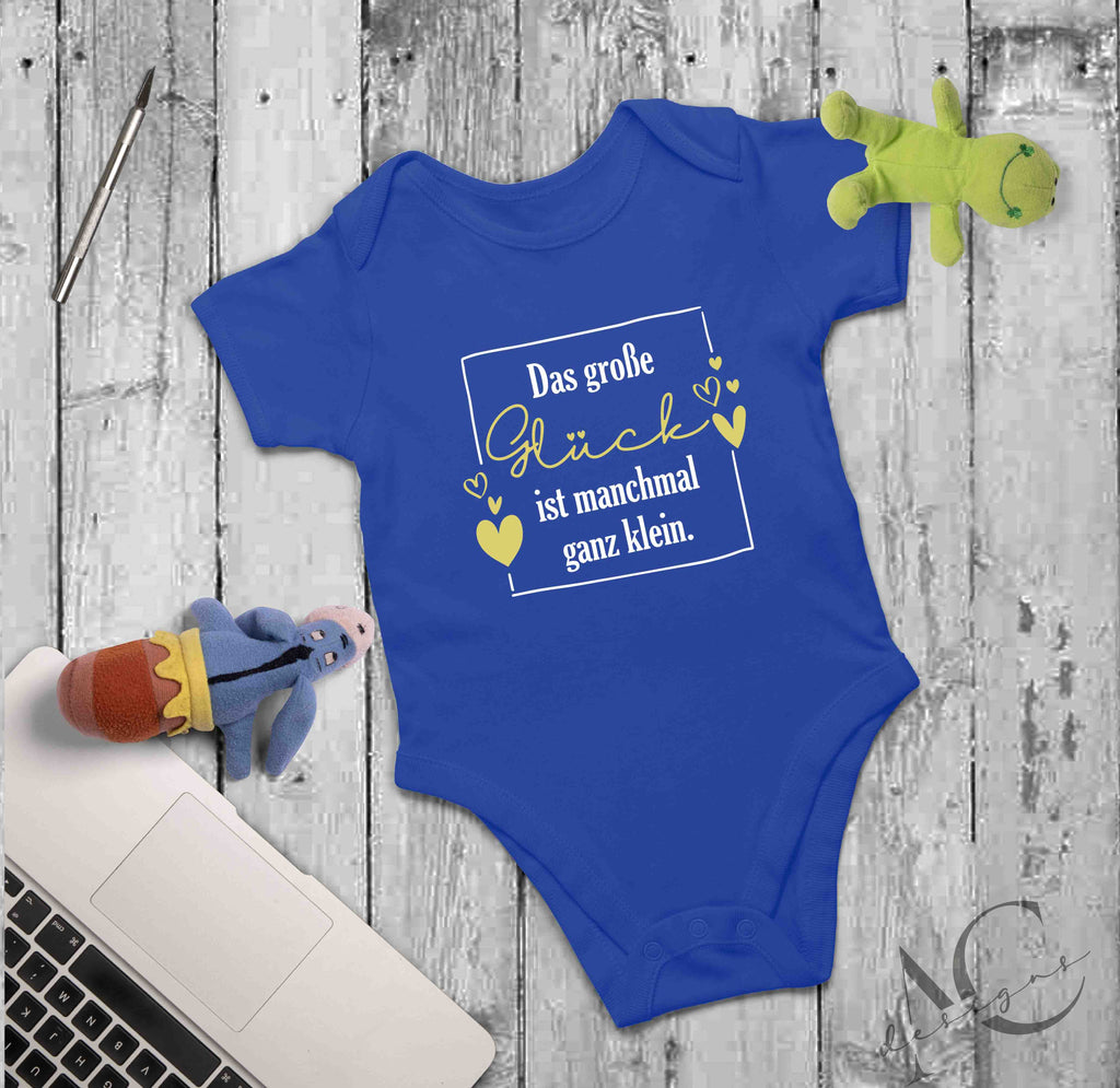 Bügelbild - DAS GROßE GLÜCK IST MANCHMAL GANZ KLEIN - AC Designs