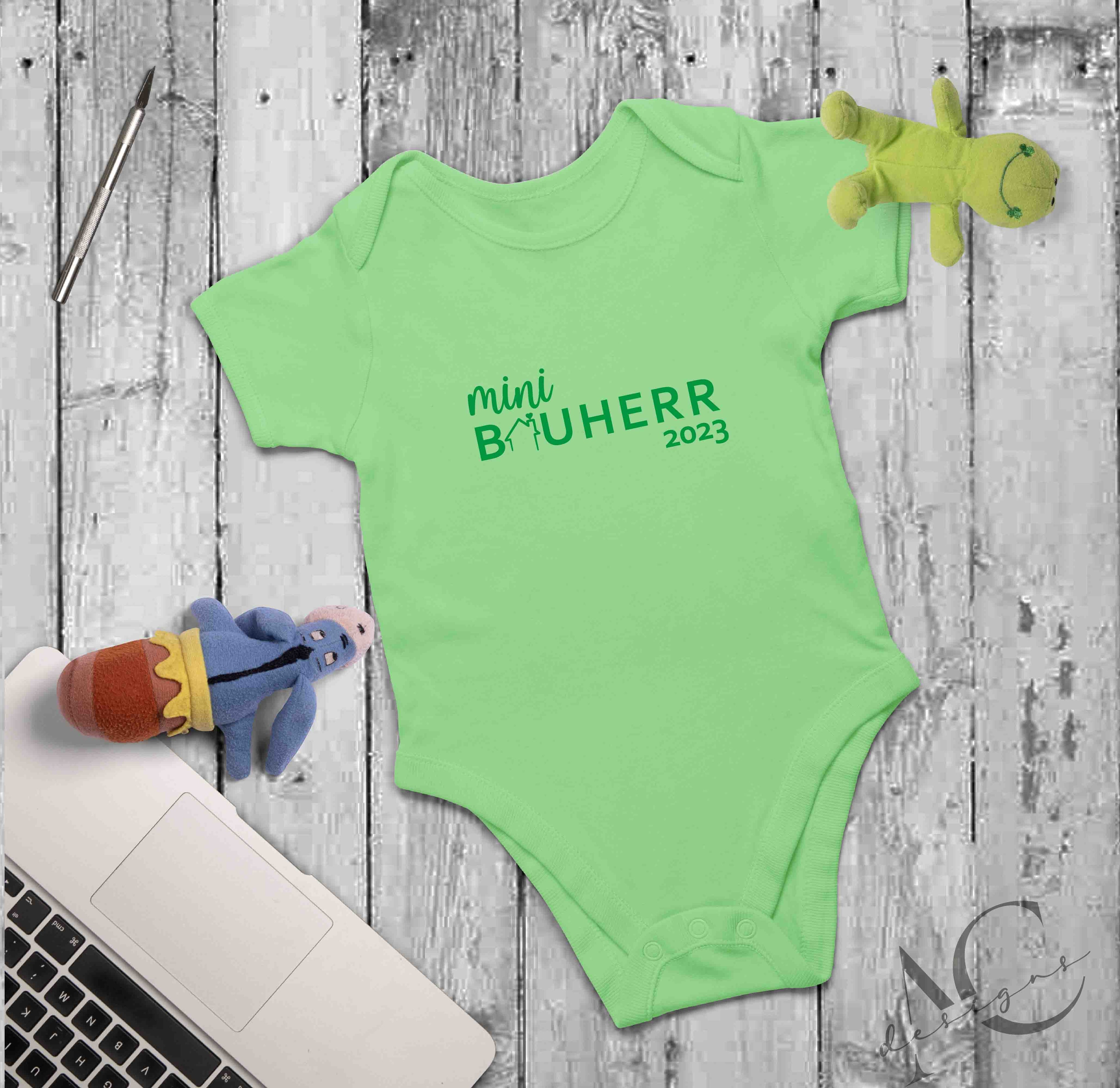 Bügelmotiv - MINI BAUHERR | MINI BAUHERRIN - AC Designs