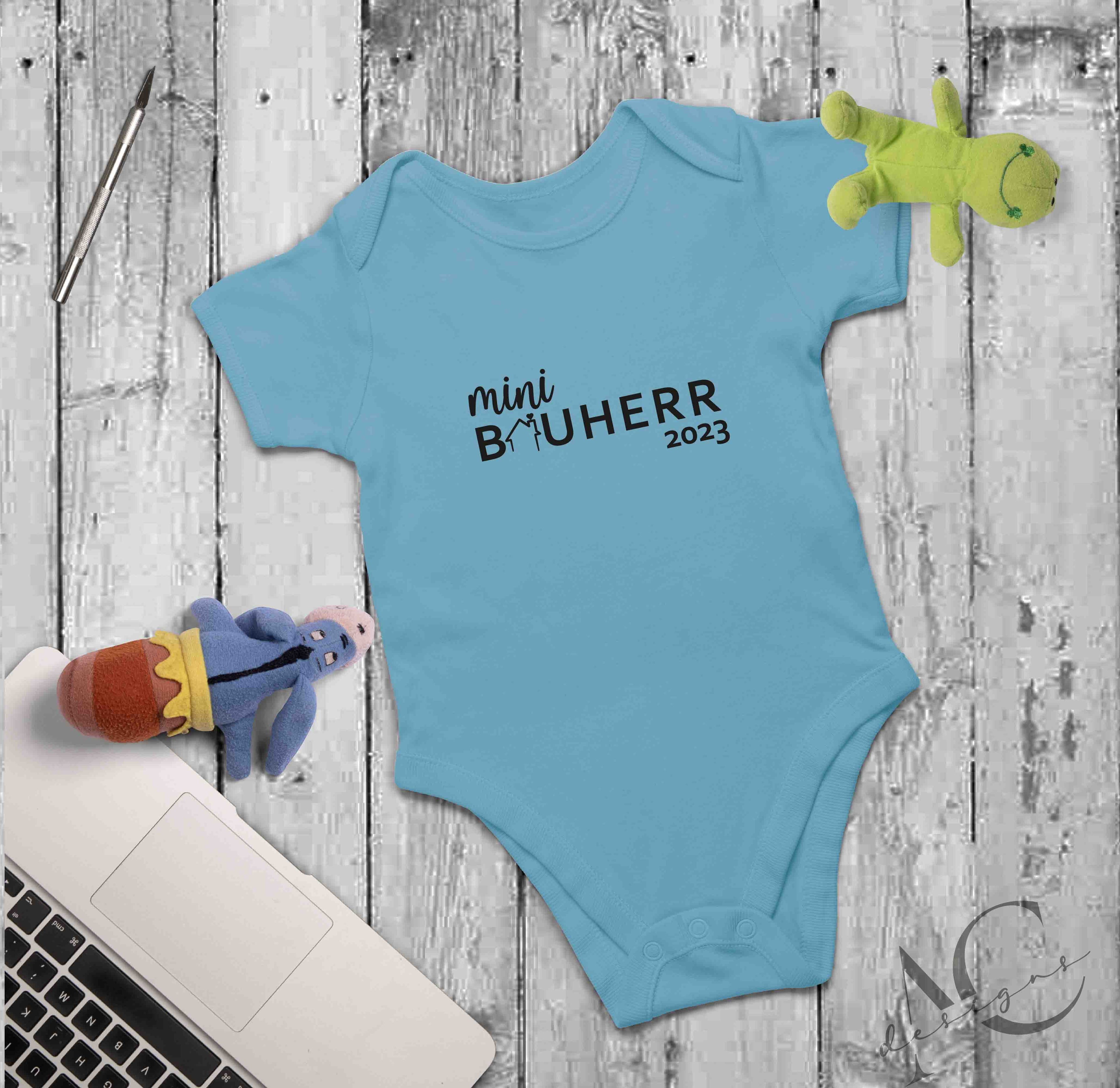 Bügelmotiv - MINI BAUHERR | MINI BAUHERRIN - AC Designs