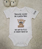 Baby Body mit einem süßem Bärchen und tollem Text. Perfekt als Geschenk für ein Baby. Personalisierte Geschenke.