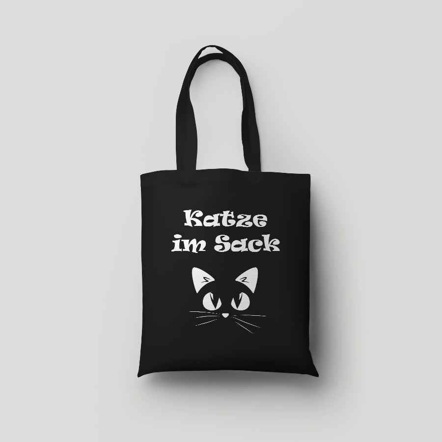 Baumwolltasche - KATZE IM SACK