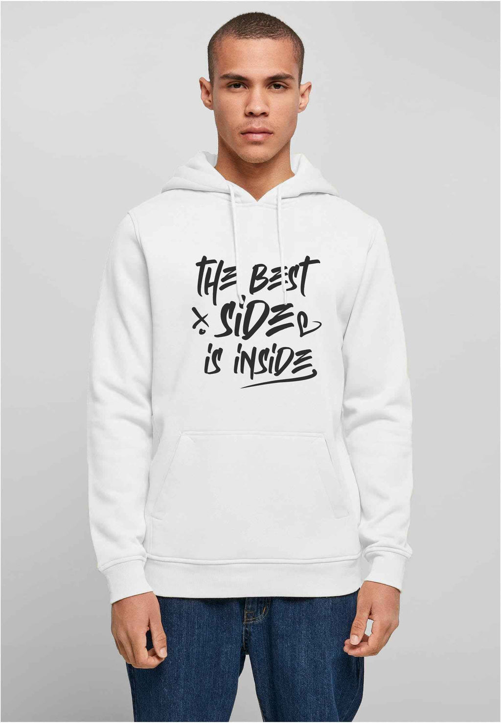 Bügelmotiv -  THE BEST SIDE IS INSIDE