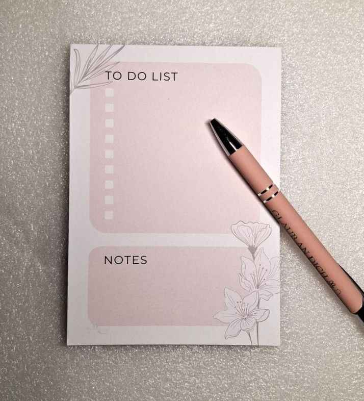 To-Do Block A6 - Hochwertiger Notizblock für Aufgaben, Planung & Organisation