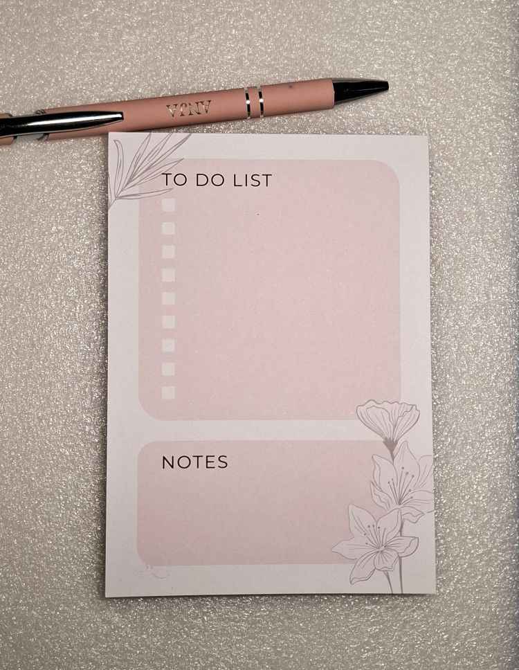 To-Do Block A6 - Hochwertiger Notizblock für Aufgaben, Planung & Organisation