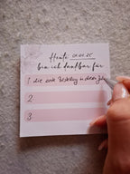 Schreibblock - DANKBAR - AC Designs