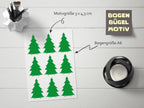 Bügelmotiv Bogen - TANNENBAUM - AC Designs