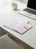 WOCHENPLAN Bundle | Premium Wochenplaner A4 + Notizblock A5 | Organisations-Set mit Kugelschreiber & Clips | Für Büro & Homeoffice