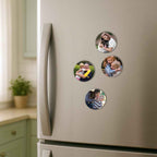 Magnetbutton 44 mm rund – Dein individuelles Kühlschrank-Abzeichen mit starkem Magnet