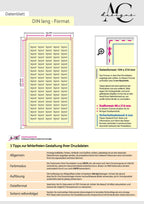 Flyer DIN lang 1-seitig – 4/0-Farbdruck auf Wunschpapier