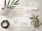 Hochzeitseinladungskarte - FLORA