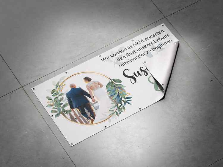 Hochzeitsbanner - FLOWER