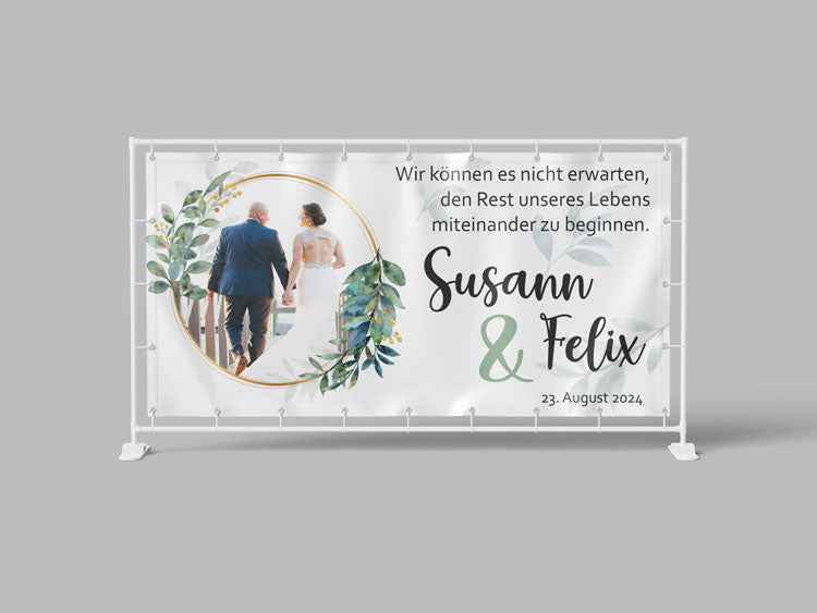 Hochzeitsbanner - FLOWER