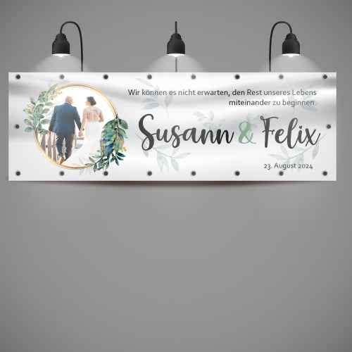 Hochzeitsbanner - FLOWER