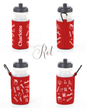 Personalisierte Trinkflasche mit Schulmotiv