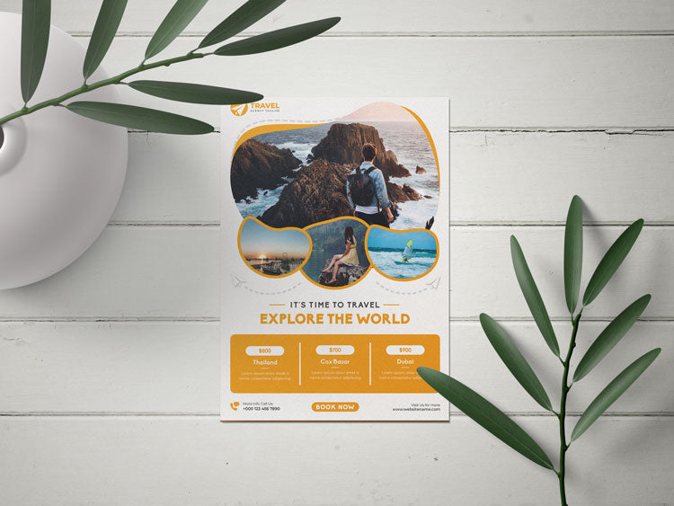 Flyer DIN A5 – 4/4-farbig, beidseitig bedruckt auf 250 g/m² Papier