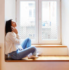 Glasdekor - Quadratischer Musterverlauf