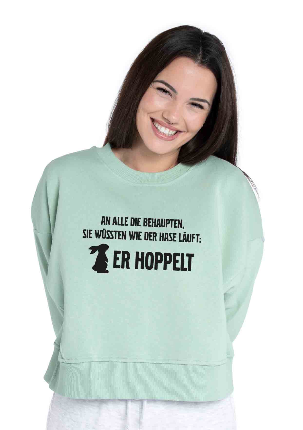 Bügelmotiv - HOPPELHASE