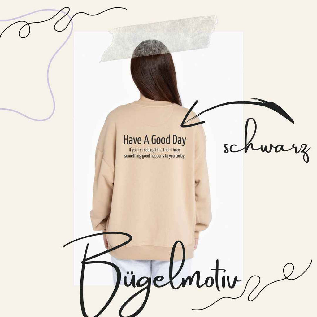 Bügelmotiv - HAVE A GOOD DAY