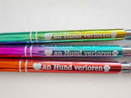 Druck-Kugelschreiber mit Lasergravur & Regenbogen-Farbverlauf