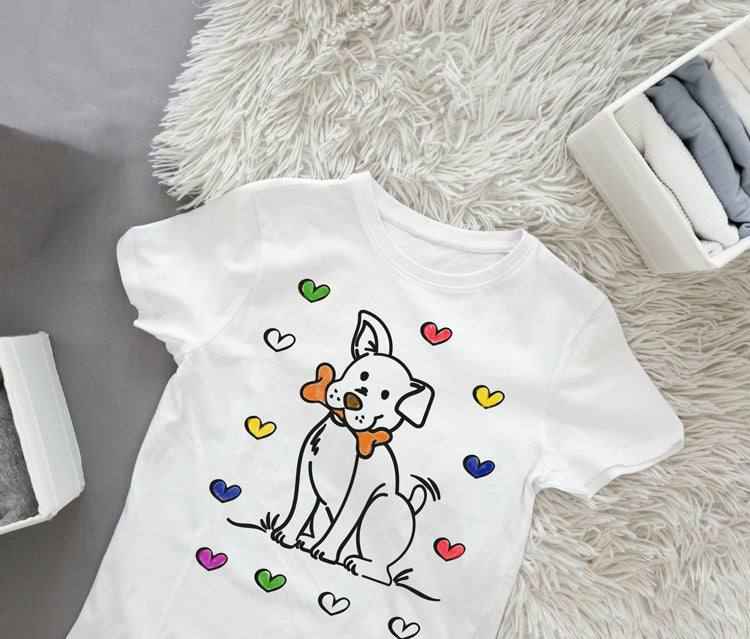 Ausmalbügelmotiv - HUND