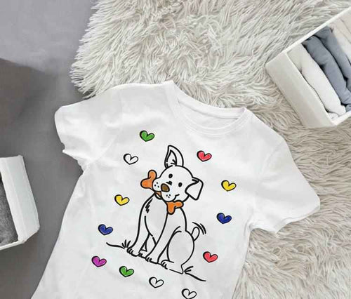 Ausmalbügelmotiv - HUND