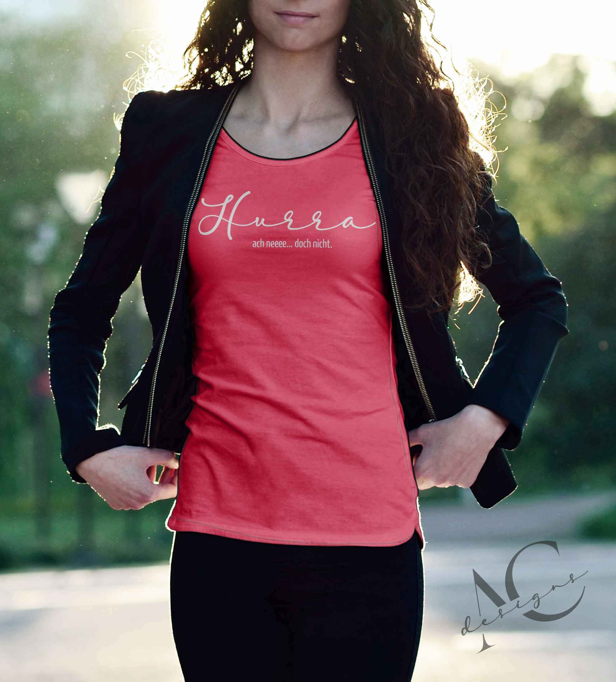 Bügelmotiv - HURRA... ACH NEEE DOCH NICHT