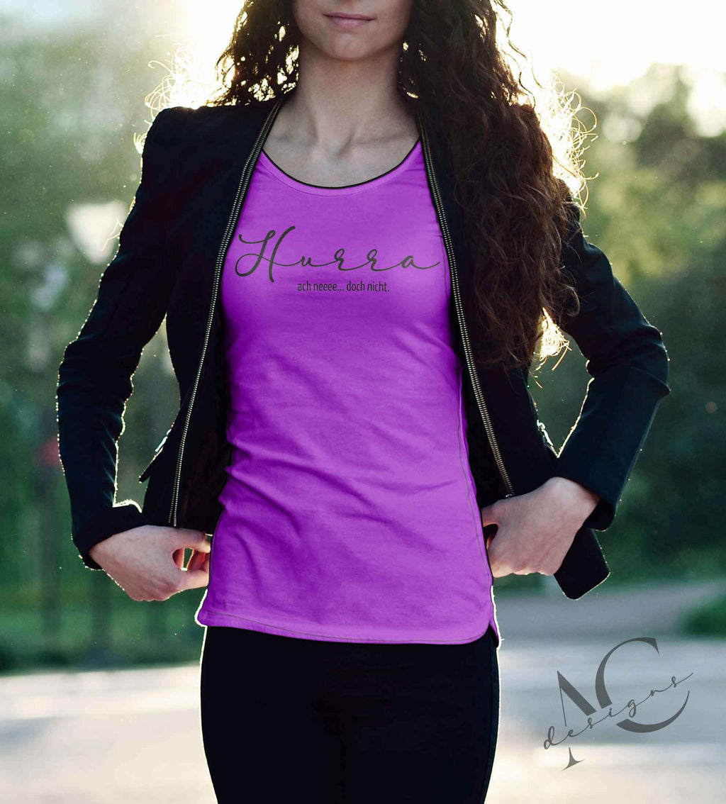 Bügelmotiv - HURRA... ACH NEEE DOCH NICHT