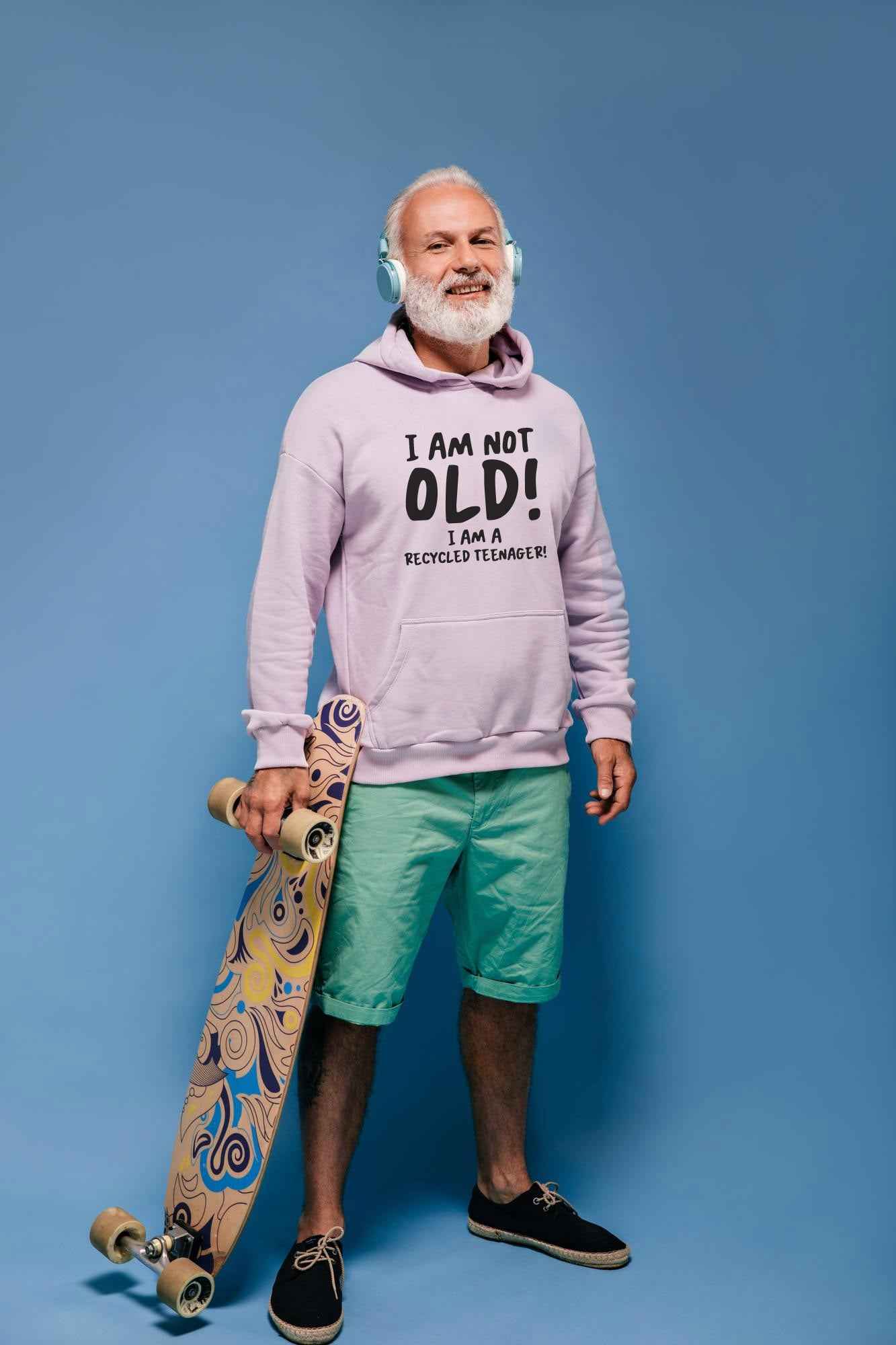 Bügelmotiv - I AM NOT OLD! I AM RECYCLED TEENAGER