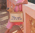 Jutetasche "MEERESSEHNSUCHT" – Nachhaltiger Begleiter mit maritimem Flair - AC Designs