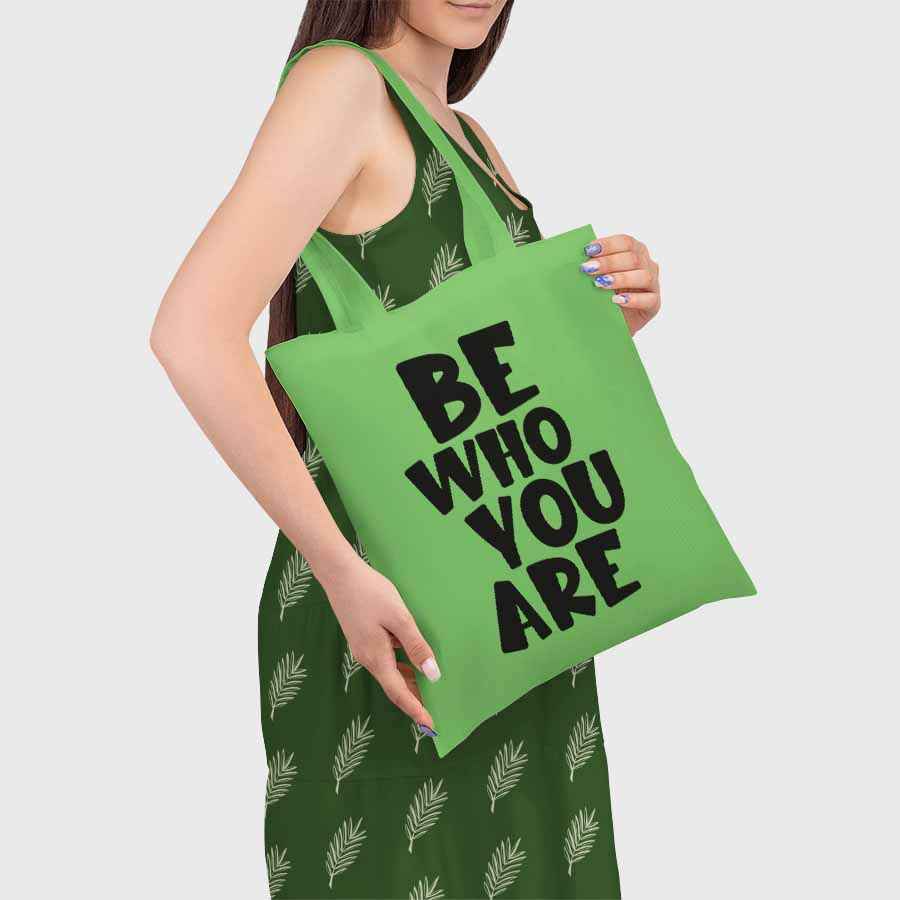 Baumwolltasche - BE WHO YOU ARE