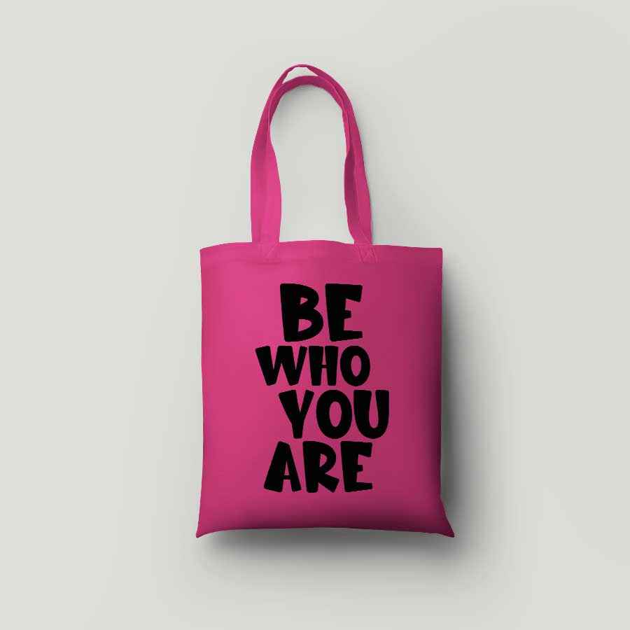 Baumwolltasche - BE WHO YOU ARE
