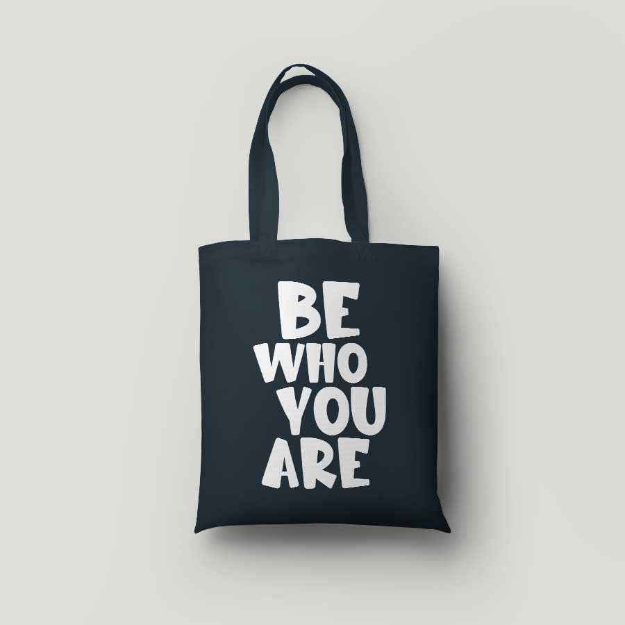 Baumwolltasche - BE WHO YOU ARE