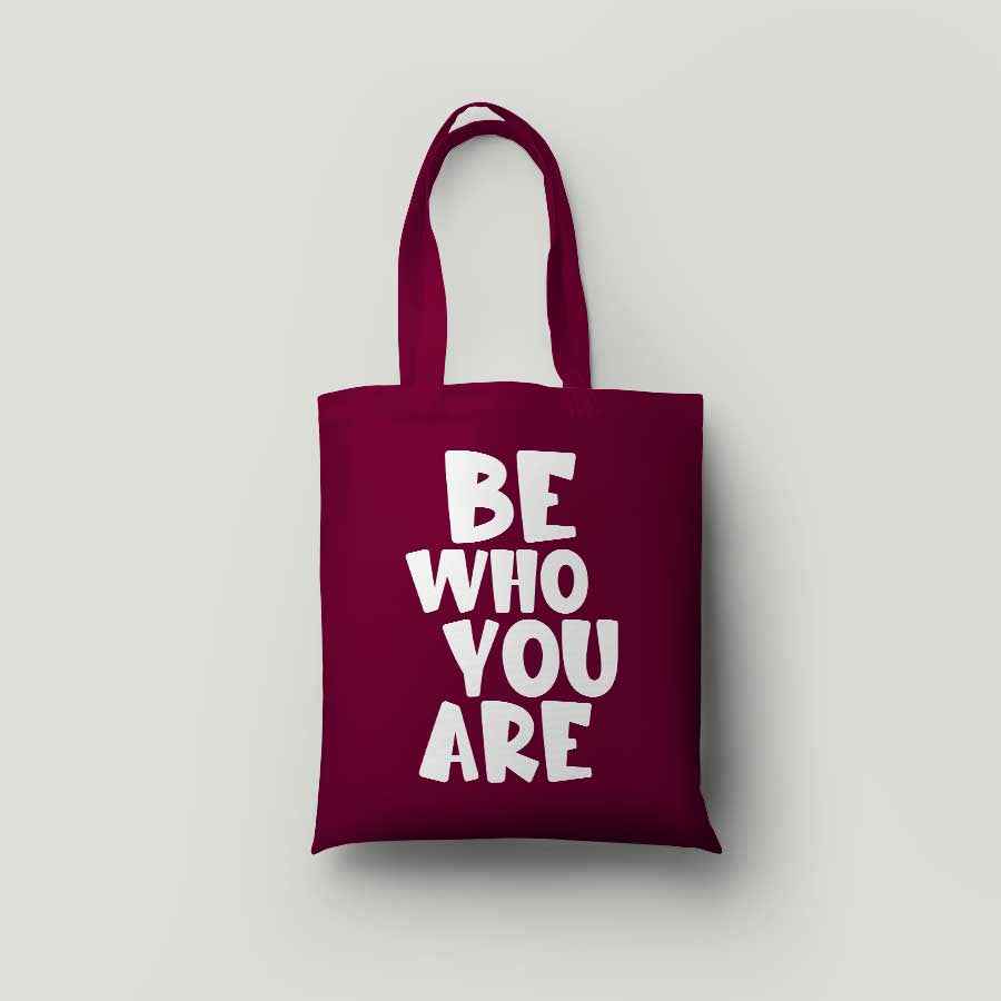 Baumwolltasche - BE WHO YOU ARE