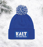 Kühle Weihnachtsmütze mit buntem Druck, ideal für die kalte Jahreszeit und festliche Stimmung.