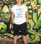 Bügelmotiv  - ZAHL + KRONE + NAME - AC Designs