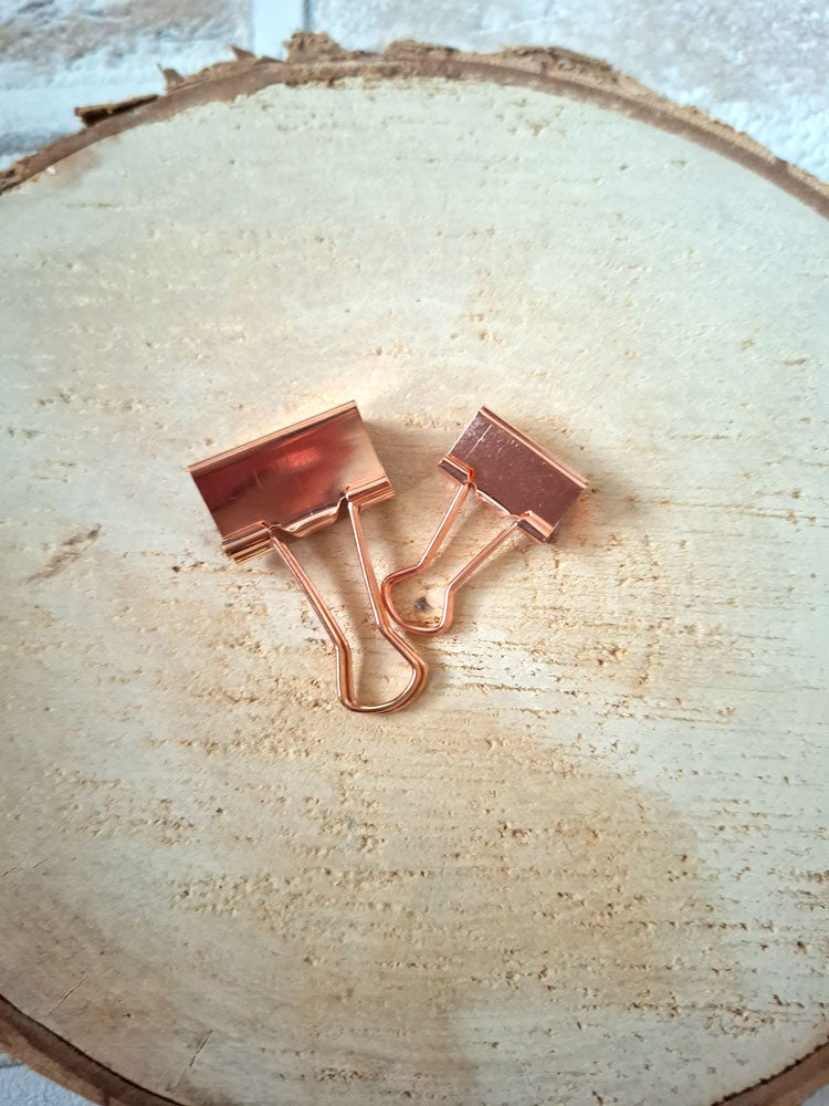 25mm PAPERCLIP in Roségold