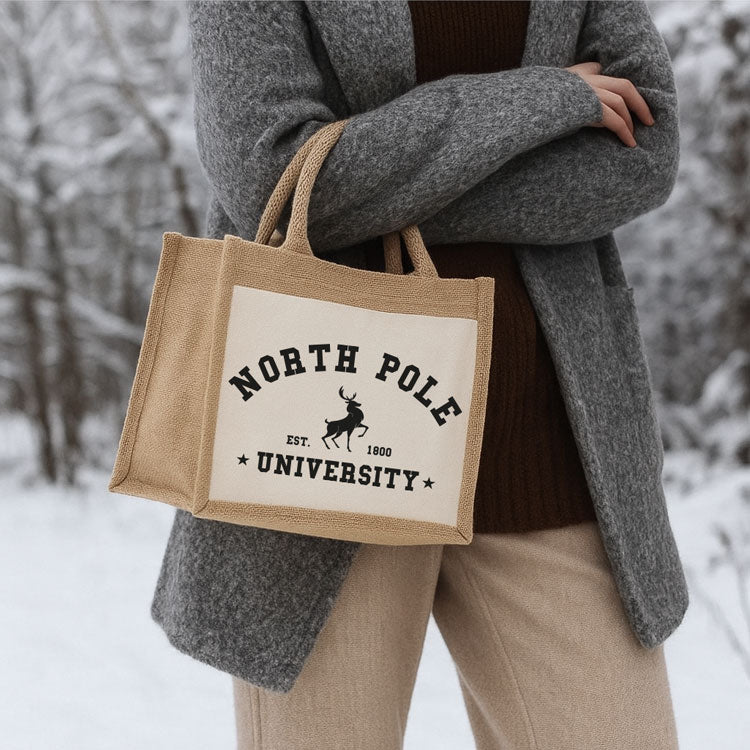 Jutetasche klein - NORTHPOLE UNIVERSITY