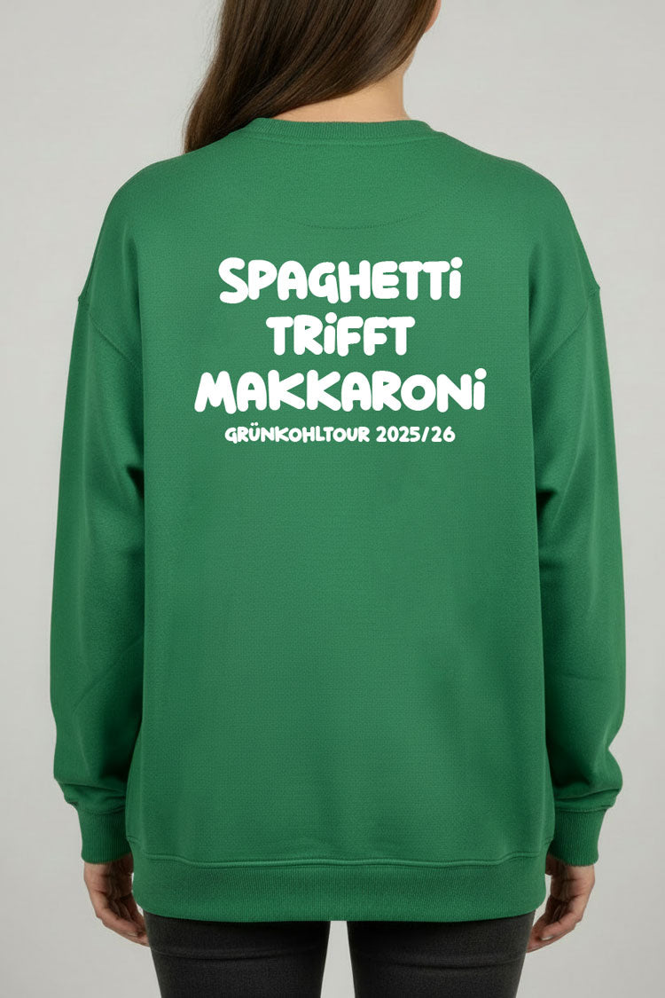 Bügelmotiv - SPAGHETTI TRIFFT MAKKARONI