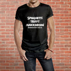 Bügelmotiv - SPAGHETTI TRIFFT MAKKARONI