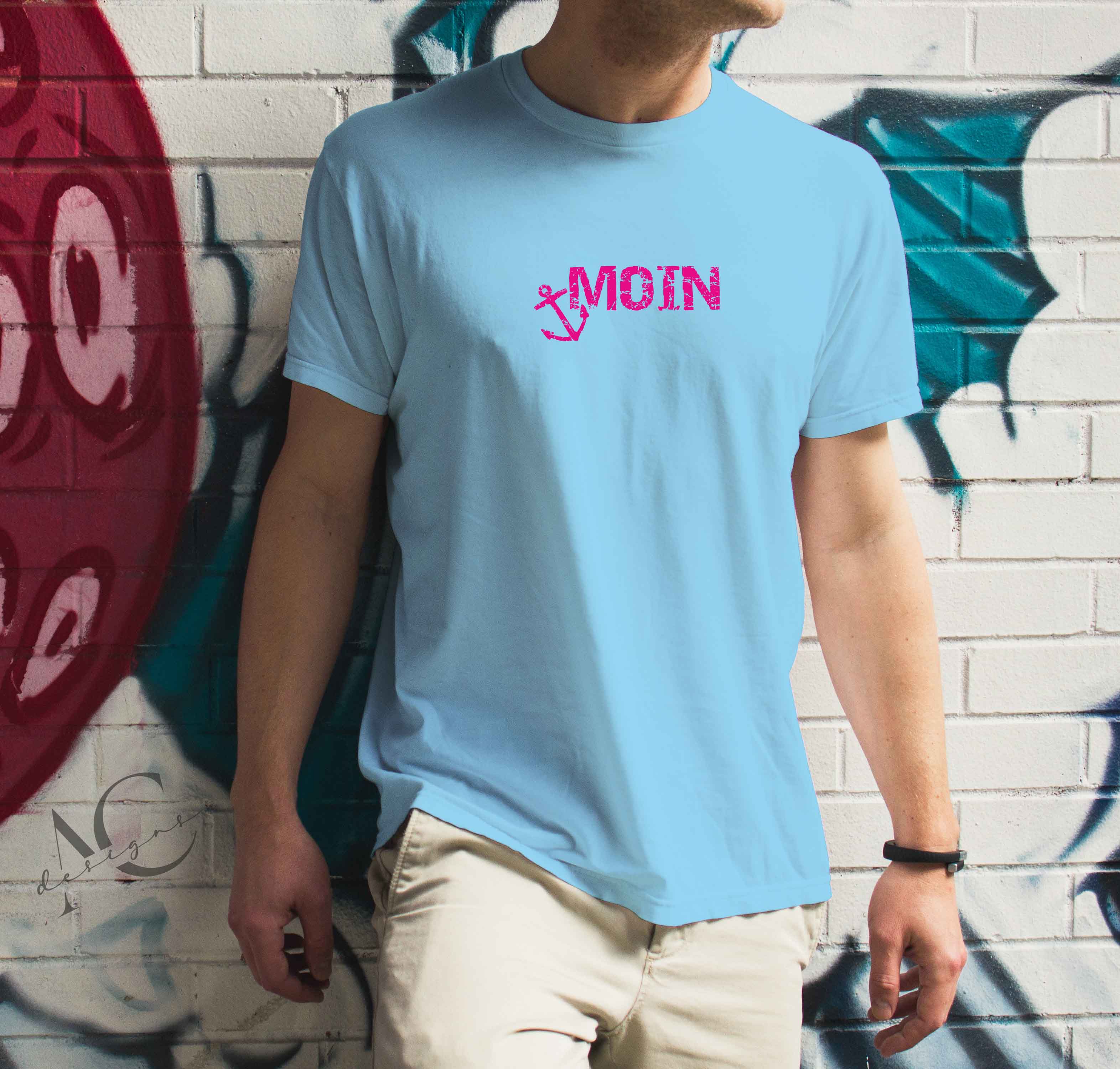 Bügelmotiv MOIN und ANKER - AC Designs