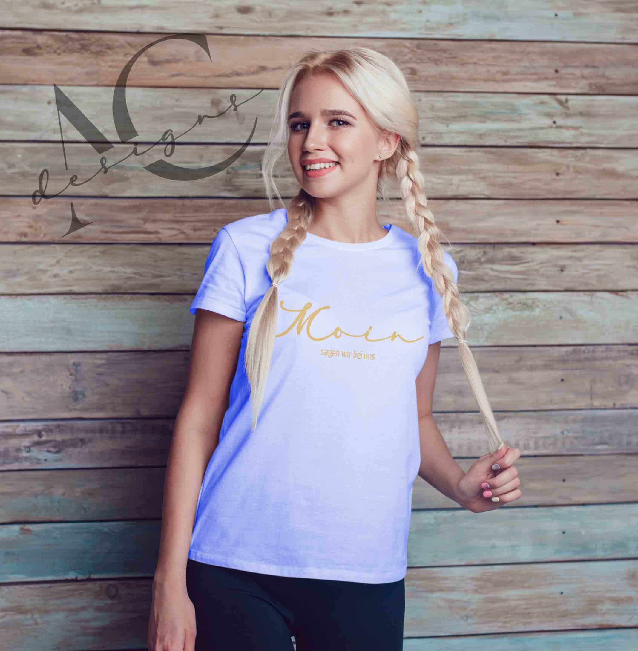 Bügelmotiv MOIN SAGEN WIR BEI UNS - AC Designs