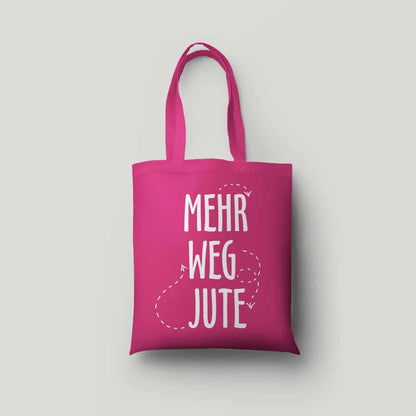 Baumwolltasche - MEHR WEG JUTE