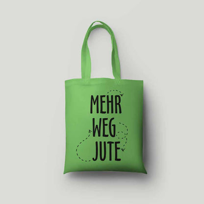 Baumwolltasche - MEHR WEG JUTE