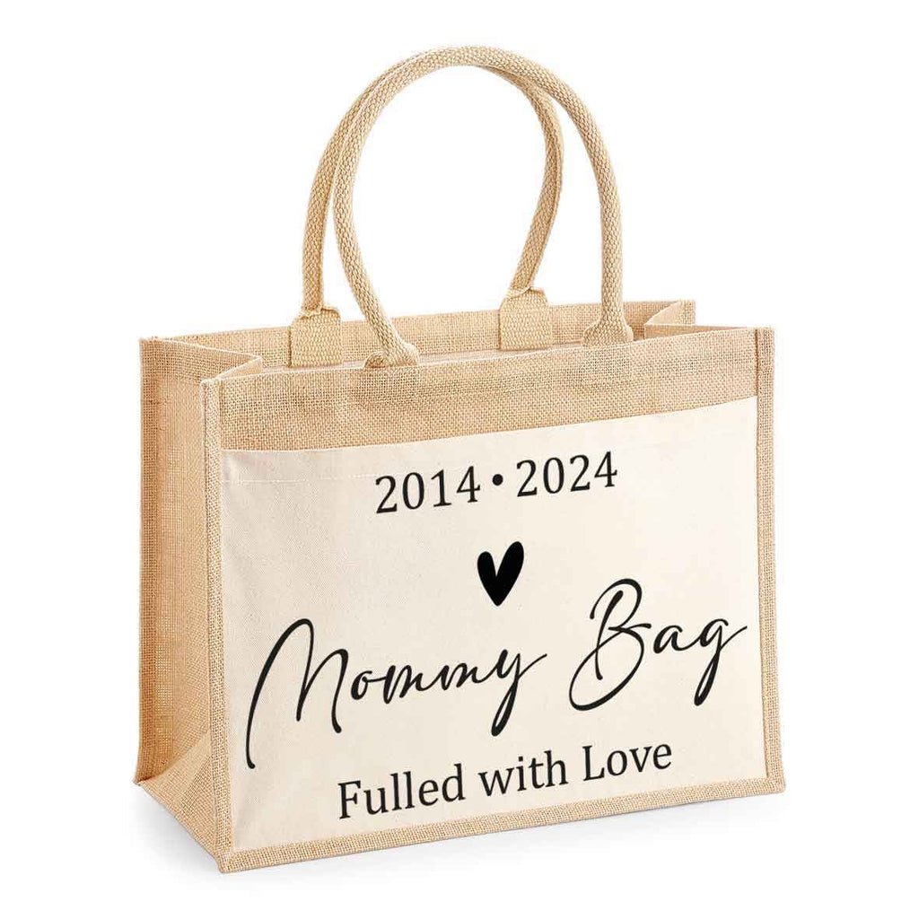 Jutetasche "MOMMY BAG" – Dein stylischer & nachhaltiger Begleiter für den Mama-Alltag!