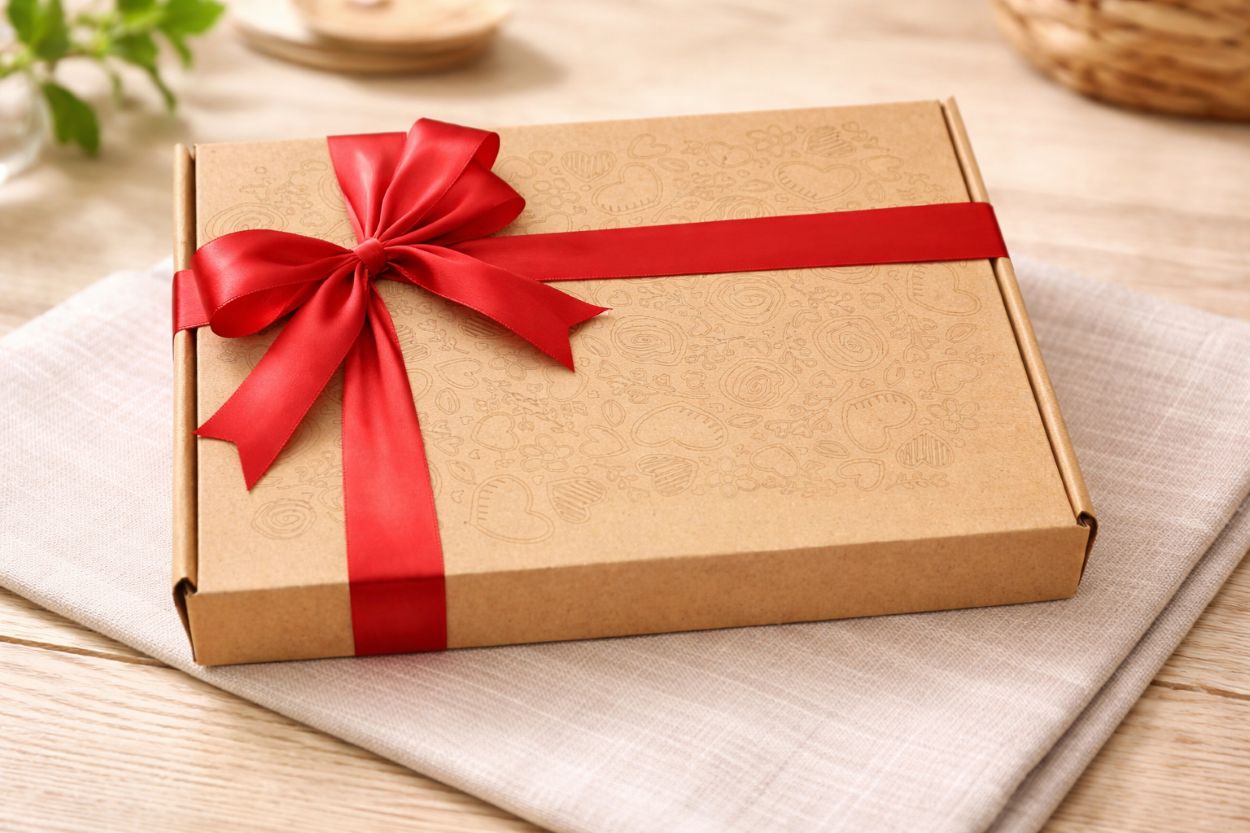 A5 Notizbuch mit silberner Prägung "LOVE" und graviertem Kugelschreiber