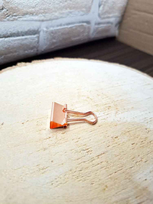 19mm PAPERCLIP in roségold