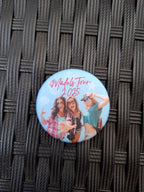 Personalisierter Urlaubsbutton 2025 – mit Wunschtext & Foto